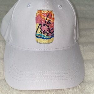 La Croix Sparkling Carbonated Water Embroidered Baseball Cap Pamplemousse